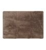 Beige Solid MicroFibre 14x10 Inches Antiskid Bath Mats