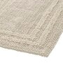 Beige Solid MicroFibre 14x10 Inches Antiskid Bath Mats
