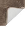 Beige Solid MicroFibre 14x10 Inches Antiskid Bath Mats