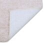 Beige Solid MicroFibre 14x10 Inches Antiskid Bath Mats