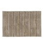 Beige Striped MicroFibre 14x10 Inches Antiskid Bath Mats