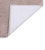 Beige Solid MicroFibre 15x10 Inches Antiskid Bath Mats
