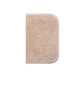 Beige Solid MicroFibre 15x10 Inches Antiskid Bath Mats