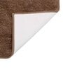 Beige Solid MicroFibre 15x10 Inches Antiskid Bath Mats