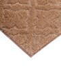 Beige Solid MicroFibre 15x10 Inches Antiskid Bath Mats