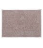 Beige Solid MicroFibre 15x10 Inches Antiskid Bath Mats