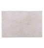 Beige Solid MicroFibre 15x10 Inches Antiskid Bath Mats