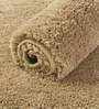 Beige Solid Microfibre 17x12 Inches AntiSkid Door Mat