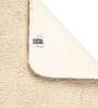 Beige Solid Microfibre 20x14 Inches AntiSkid Bath Mats (Set of 2)