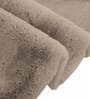 Beige Solid Polyester 30x18 Inches AntiSkid Bath Mat