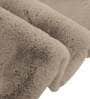 Beige Solid Polyester 36x24 Inches AntiSkid Bath Mat