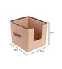 Beige Solid Polypropylene  Foldable Cloth Organiser