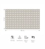 Beige Solid PVC 27x15 Inches Antiskid Shower Bath Mat