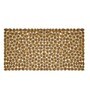 Beige Solid PVC 30x14 Inches Antiskid Shower Bath Mat