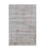 Beige Solid Viscose 3 ft X 5 ft Flat Weaves Carpet
