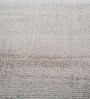Beige Solid Viscose 3 ft X 5 ft Flat Weaves Carpet