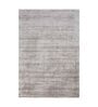 Beige Solid Viscose 3 ft X 5 ft Flat Weaves Carpet
