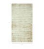 Beige Solid Viscose 6 ft X 9 ft Hand Woven Rectangle Carpet
