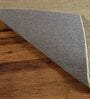 Beige Abstract Wool & Jute 5 x 7 Feet Hand Woven Carpet
