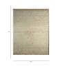 Beige Solid Wool 4 X 6 ft Hand Knotted Carpet