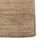Beige Solid Wool 6 ft X 9 ft Hand Woven Carpet