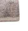 Beige Solid Wool and Bamboo Silk 5 ft X 8 ft Hand Woven Carpet