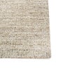 Beige Solid Wool and Viscose 2'6 ft X 9 ft Hand Woven Runner