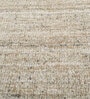 Beige Solid Wool and Viscose 2'6 ft X 9 ft Hand Woven Runner