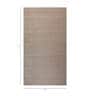 Beige Solid Wool and Viscose 5 ft X 8 ft Hand Woven Carpet