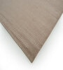 Beige Solid Wool and Viscose 5 ft X 8 ft Hand Woven Carpet