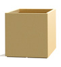 Beige Square Shaped Polymer Floor Planter