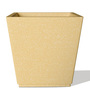 Beige Square Shaped Polymer Floor Planter