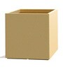 Beige Square Shaped Polymer Floor Planter