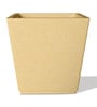 Beige Square Shaped Polymer Floor Planter
