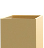 Beige Square Shaped Polymer Floor Planter