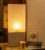 Beige Stone Terra Block Lamp