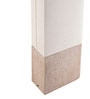 Beige Stone Terra Block Lamp