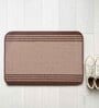 Pink Stripe Polypropylene 24x16 Inches AntiSkid Bath Mat