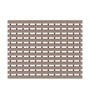 Beige Striped PVC 24x19 Inches Antiskid Shower Bath Mat