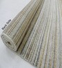 Beige Stripes Bamboo Hand Loom Carpet