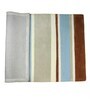 Beige Stripes Wool 4 ft x 6 ft Hand tufted Carpet