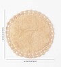 Beige Super Absorbent 100% Cotton Bath Rug
