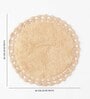 Beige Super Absorbent 100% Cotton Bath Rug