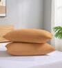 Beige Terry 300 TC Waterproof 18x28 inches Pillow Protector Covers Set of 2