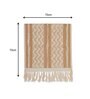 Beige Textured Cotton 1 Seater Sofa Cover