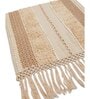 Beige Textured Cotton 1 Seater Sofa Cover