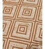 Beige Textured Cotton 1 Seater Sofa Cover