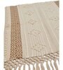 Beige Textured Cotton 1 Seater Sofa Cover