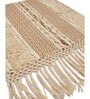 Beige Textured Cotton 2 Seater Sofa Cover