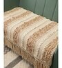 Beige Textured Cotton 2 Seater Sofa Cover